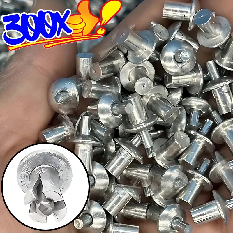 Wholesale Aluminum Core Expansion Rivets Hammer Alloy Drive Expansions Nails Head Knock Type Metal Rod Screws Fasteners Part