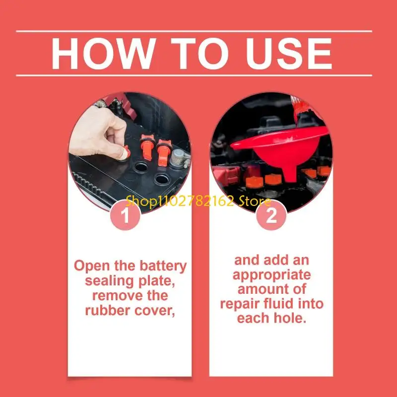 547B High Performances Battery Rejuvenator Liquid 100ml for Vehicle & Motorcycles
