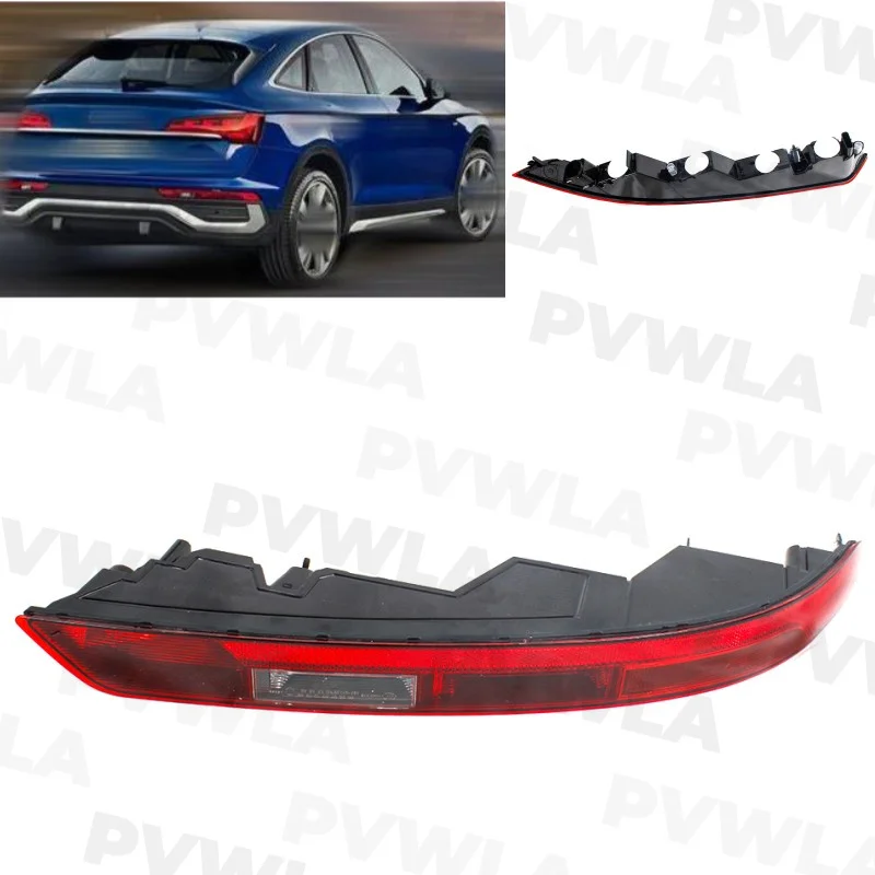 For Audi Q5 2017 2018 2019 2020 2021 European Version 1Pc Right Side Bumper Reflector Light With 4 Holes 8R0945096