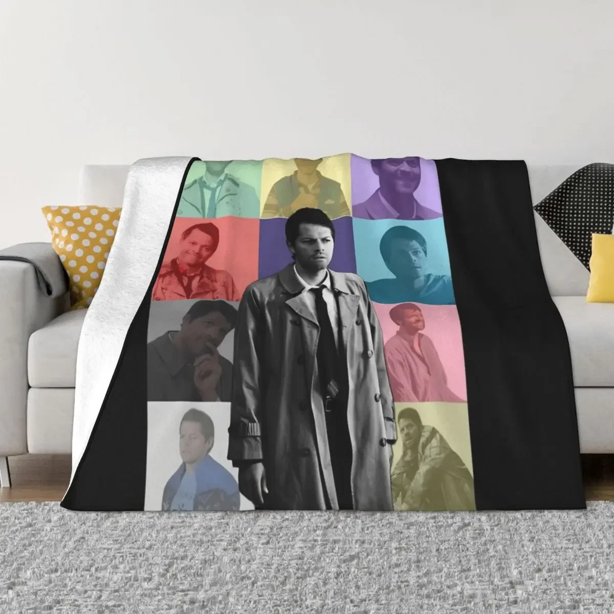 Castiel Eras Tour Throw Blanket Polar Extra Large Throw Flannel Fabric Blankets