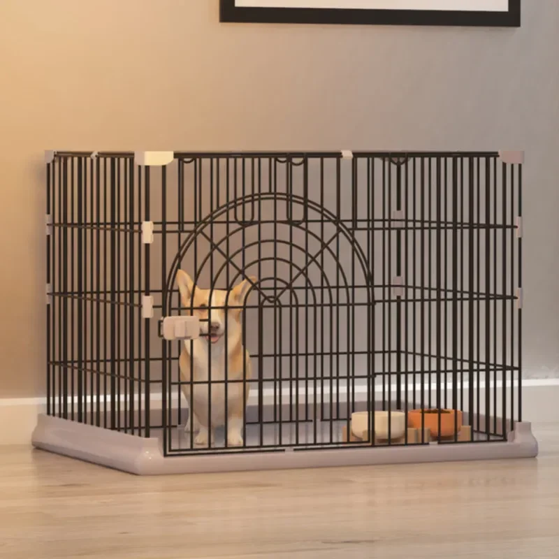 

Indoor Pet House with Ventilation Medium Dog Bed Resin Durable Cat Cage with Toilet Equipped for Pet Comfort and Hygiene