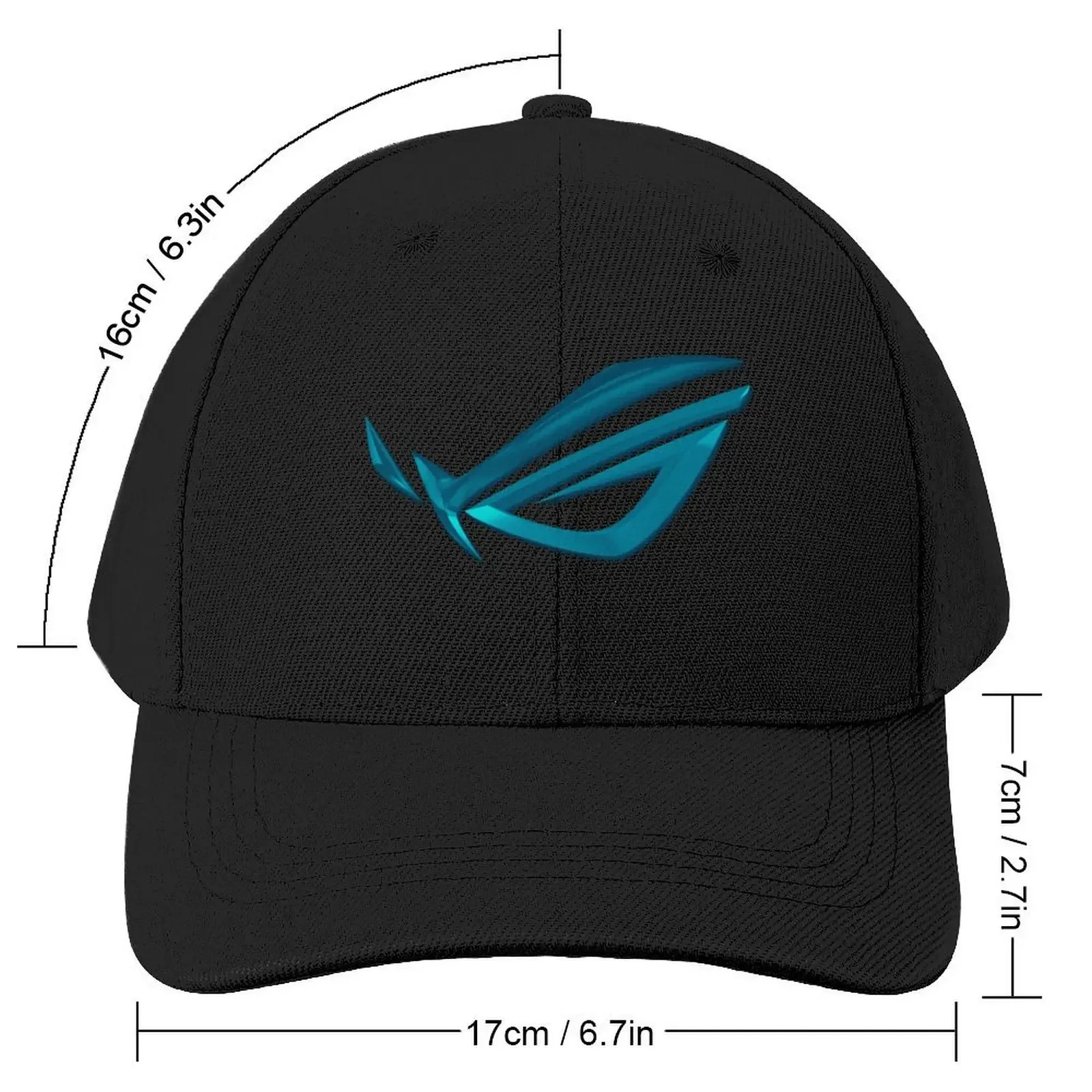 Asus Rog Republic Of Gamers Premium T-Shirt Baseball Cap Custom Cap |-F-| Icon custom Hat Women's Hats 2025 Men's