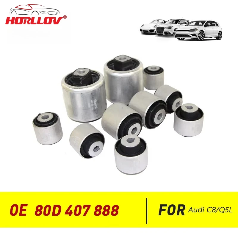 Bushing Lengan Kontrol untuk Audi C8/Q5L Berkualitas Tinggi BARU Bushing Suspensi/10 Buah/set 80D407888