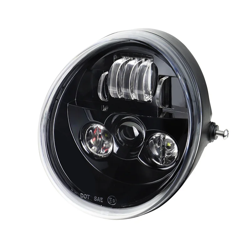 

A03E-Motorcycle Modified Black Motorcycle Headlight For VRSC VRSCA VRSCAW Screamin Eagle CVO V-Rod Street Rod