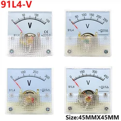 91L4 AC 0-150V 250V 300V 450V 1000V Pannello analogico Voltmetro Voltmetro Calibro 91L4 AC 0-150V