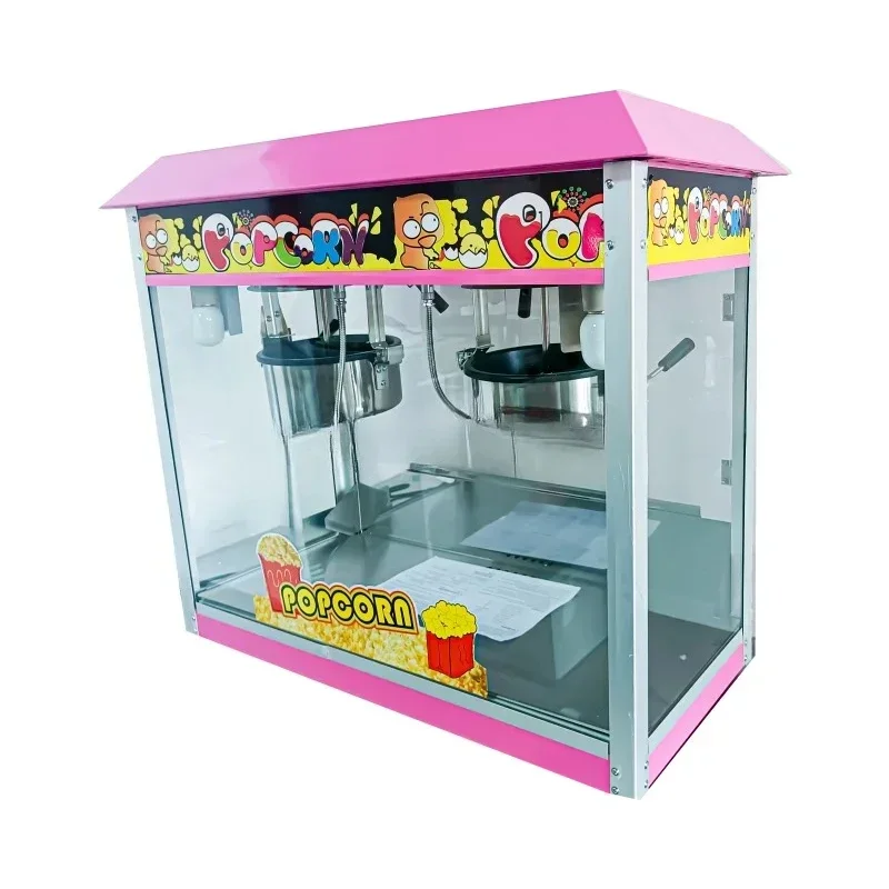 Commercial 220V Electric Snack Machine Automatic Big Pot Popcorn Machine / Popcorn Maker for Bakery Use