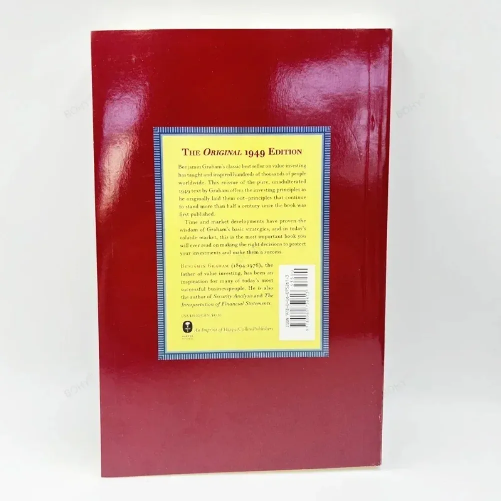 Интеллектуальный Investor The Definitive Book по инвестированию ценности для взрослых. Книга для чтения финансового управления.