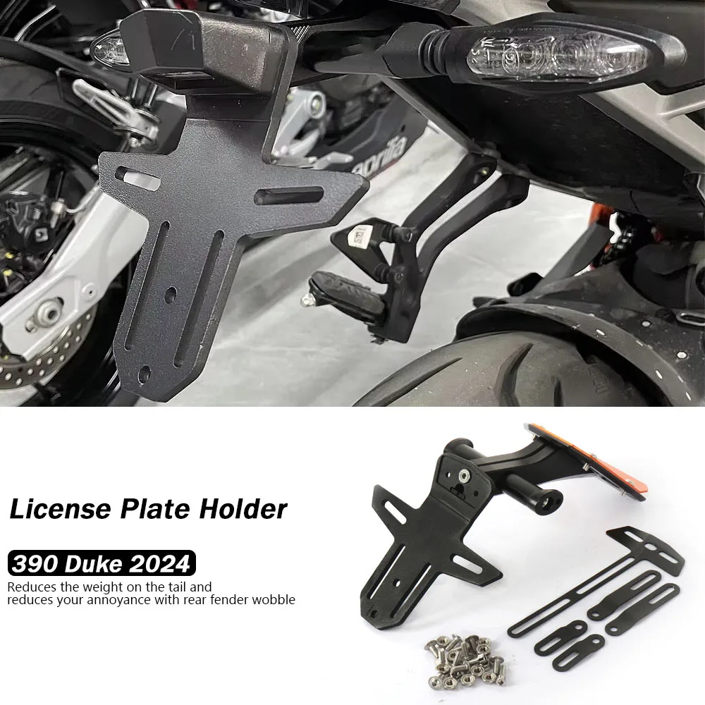 

Motorcycle Rear License Plate Holder Bracket Tail Tidy Fender Eliminator For 390DUKE 390Duke Duke 390 DUKE 2024