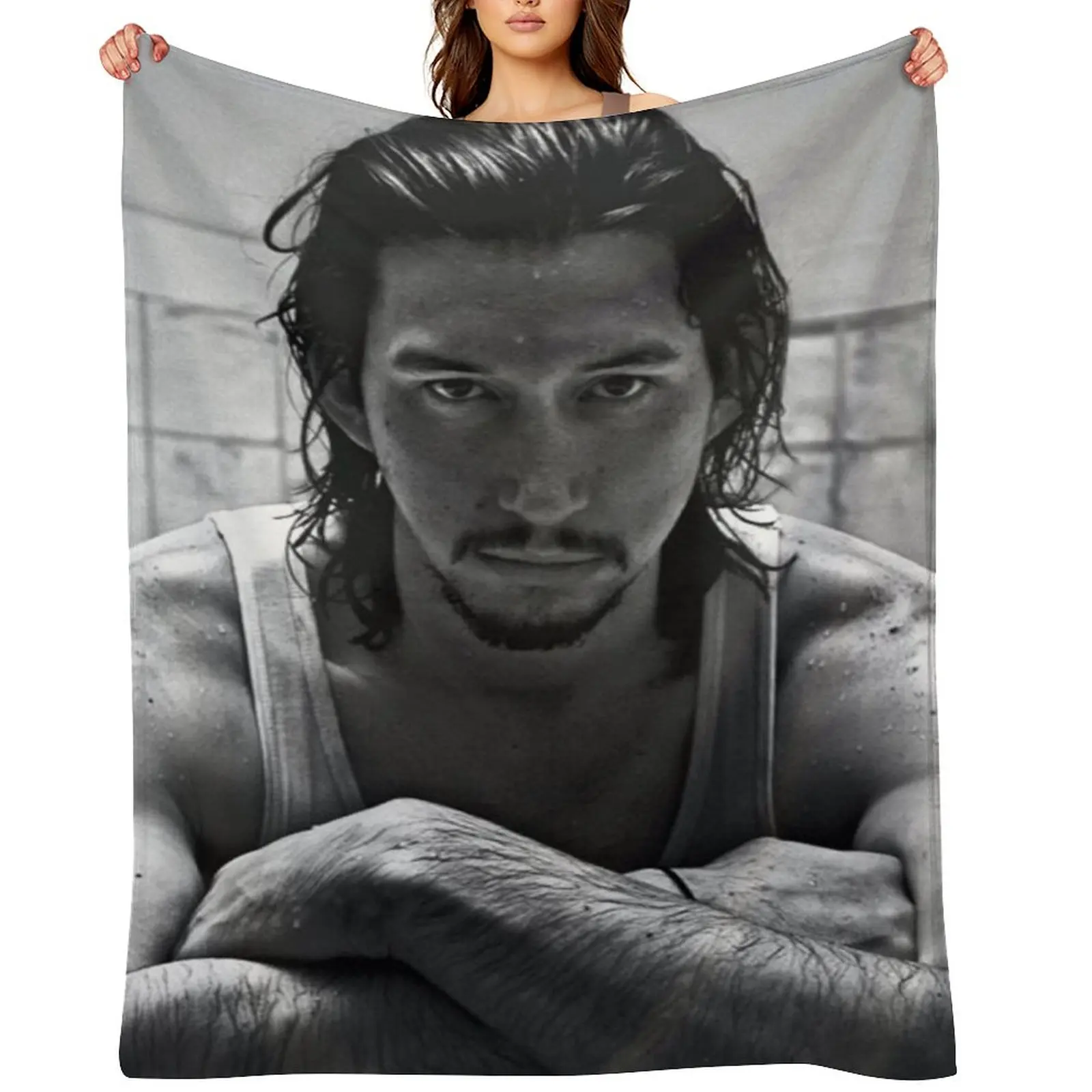 

Adam Driver Throw Blanket blankets and throws Giant Sofa Retros Moving Blankets