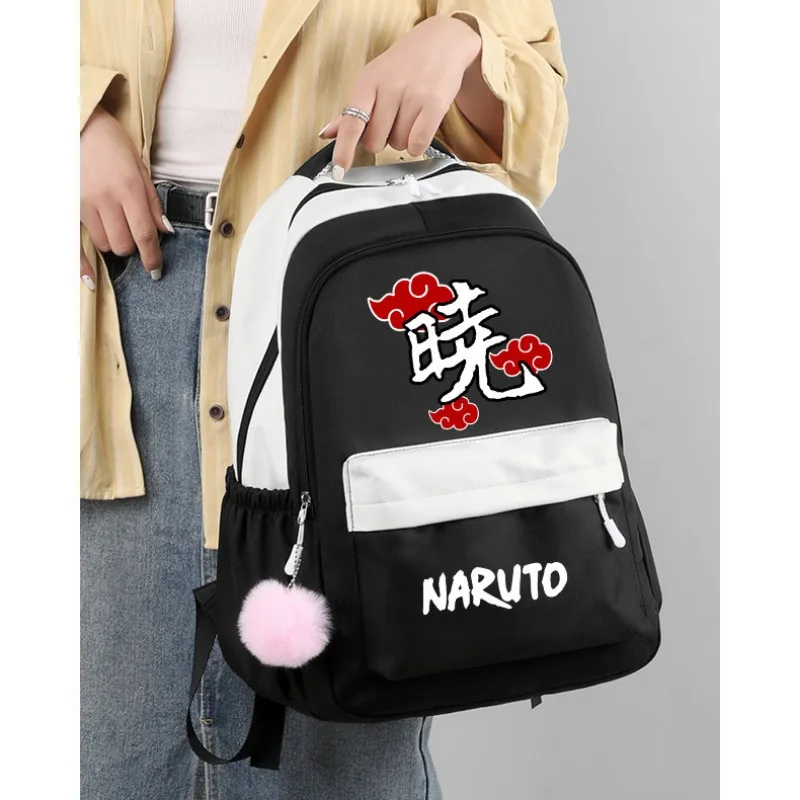 

Naruto Cartoon Anime Itachi Student Backpack Schoolbag Large Capacity Shoulders Bag Anime peripheral birthday gift