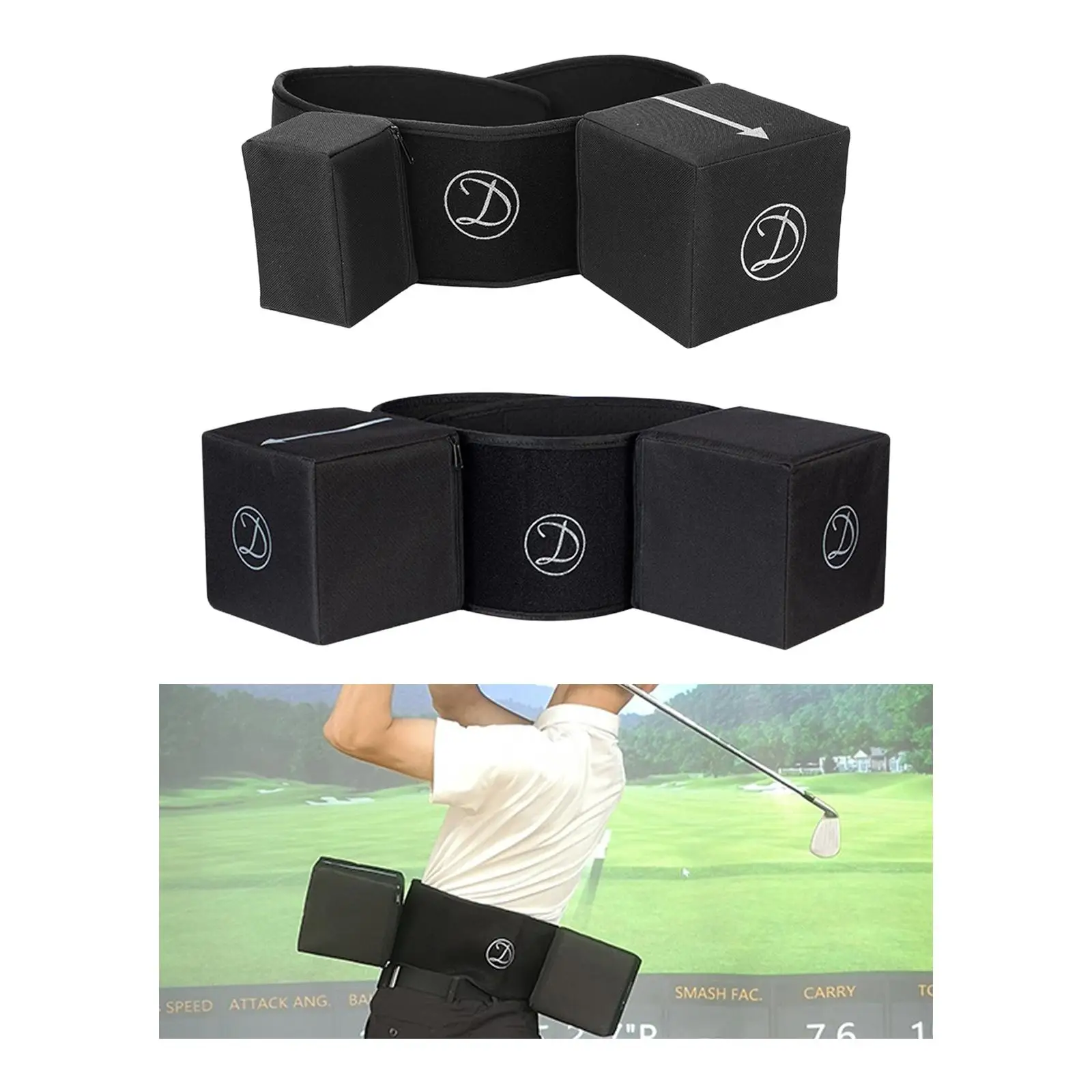 Ayuda de entrenamiento de Swing de Golf profesional, herramienta Correctora de postura de muñeca y cintura, equipo de práctica de corrección de gestos para adultos y adolescentes