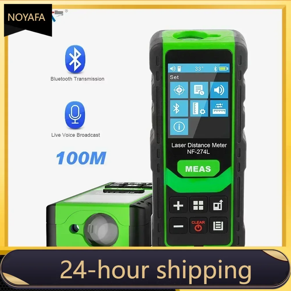 Noyafa NF-274L Laser Distance Meter Electronic Roulette Digital Tape Rangefinder Trena Metro Range Finder Measuring