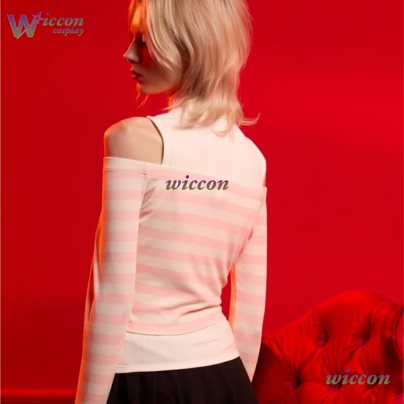 Angelo Polvere Cosplay Doujin Spider Maglione Rosa 2025 Hazzbin2 Hotel Cosplay Angelo Costume Cosplay Donne Ragazze Halloween Cos