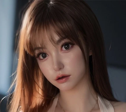 

Physical Doll Head Simulation Intelligent Oral Robot Silicone Single Head Action Figure Heads Carving Implanted Hair Mouth Open