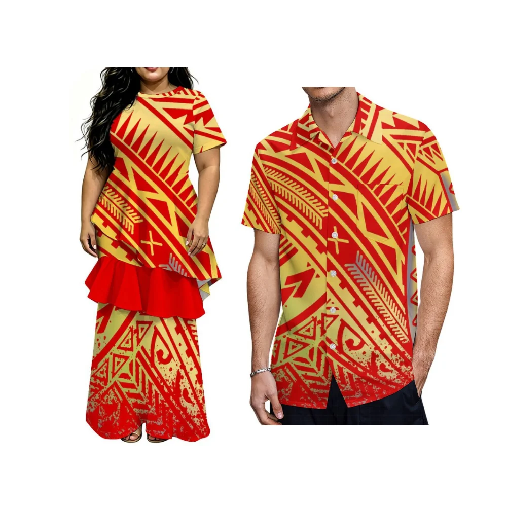 Polynesian Customizable Floral - Printed Floral Shirt 评论和价格
