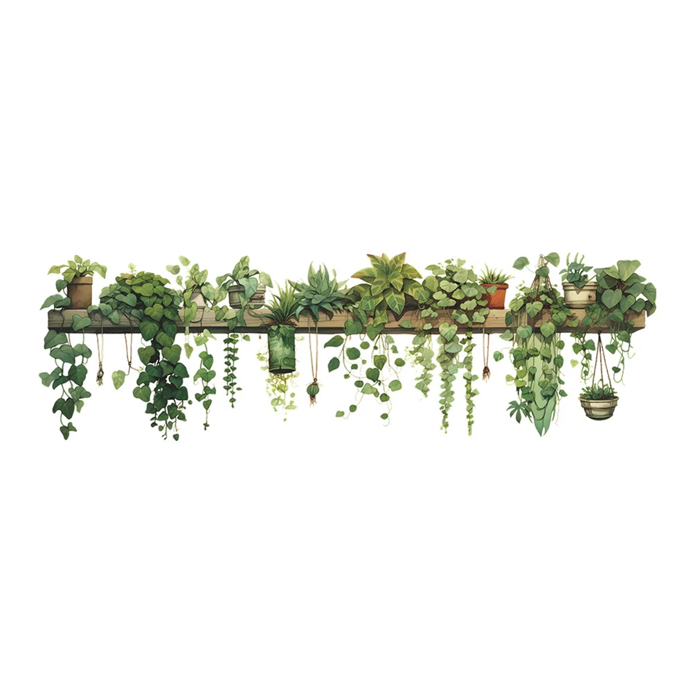 Practical High-quality Wall Sticker Versatile Decoration Beautification Decor Courtyard Sticker Wall Basket Wall