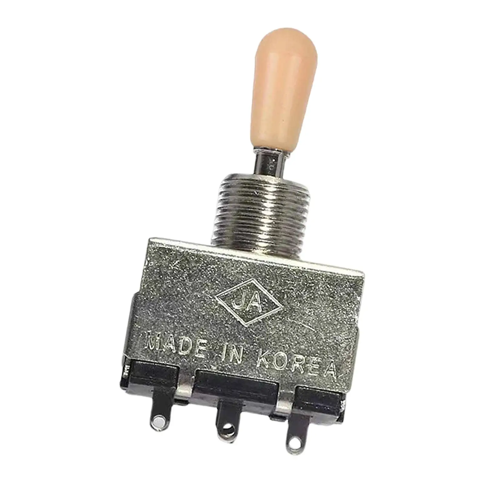 Reliable Metal Enclosed 3 Way Pickup Selector Switch Rocker Switch Electric Guitar Accessory for Beginner and Pro Players