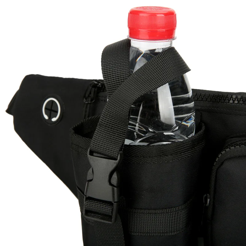 Professional running sports waist bag can put water bottle multi-color waterproof polyester light sports cycling chest bag