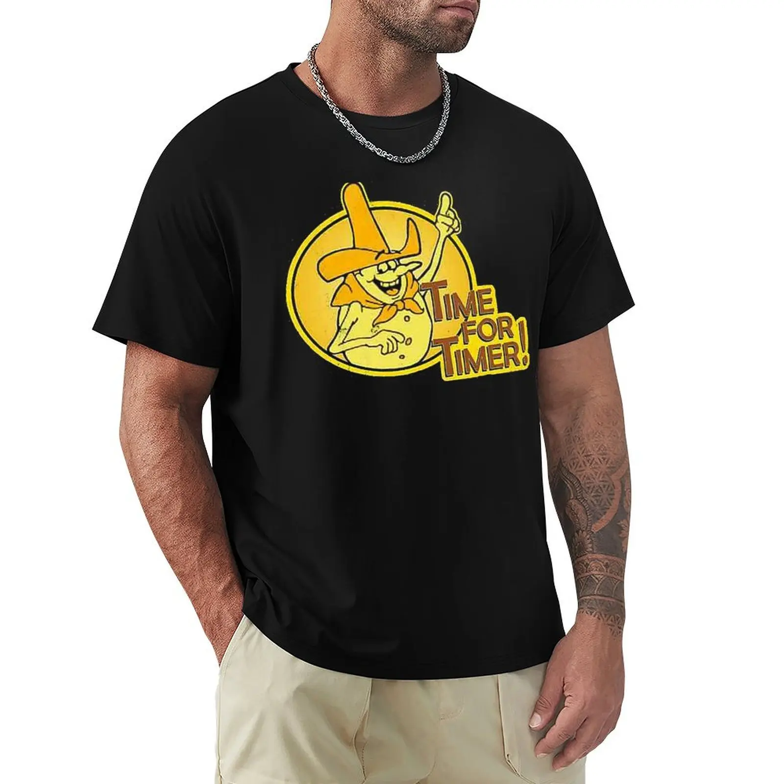 

Time For Timer 70s PSA T-Shirt Plus Size Quick Dry Sports Tee