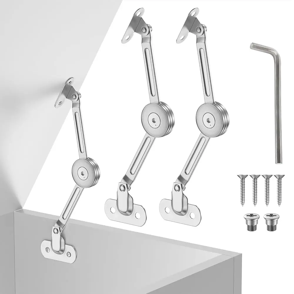 

Комплект из 2 штук: фиксированные петли для деревянных ящиков весом до 22,7 кг, петли для мягко закрывающихся ящиков для игрушек, усиленные петли для крышек, для верхних шкафов и кемперов