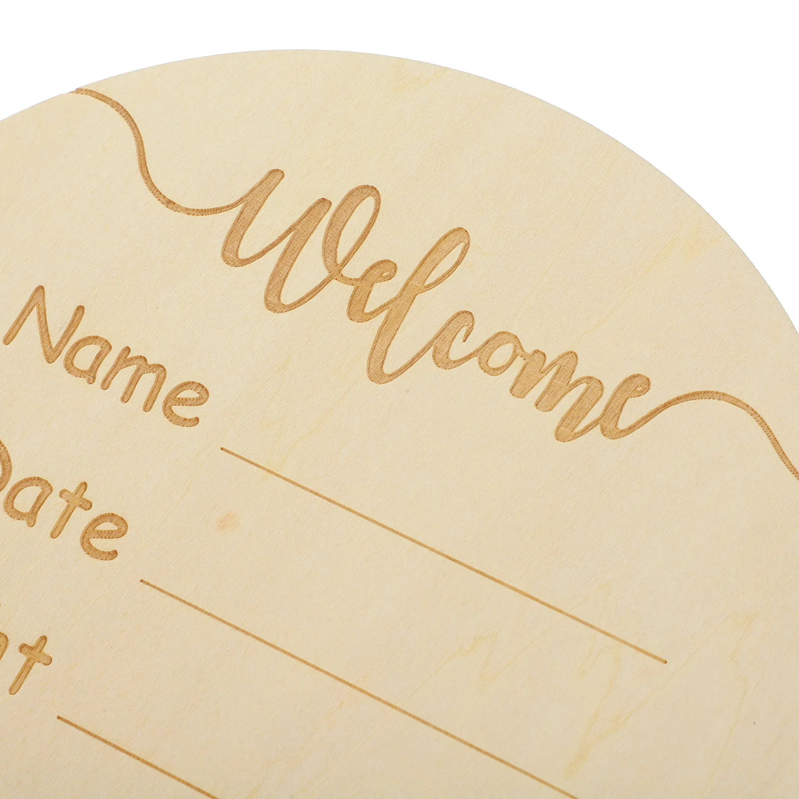 Рисунок 2 - Круглый деревянный знак с объявлением