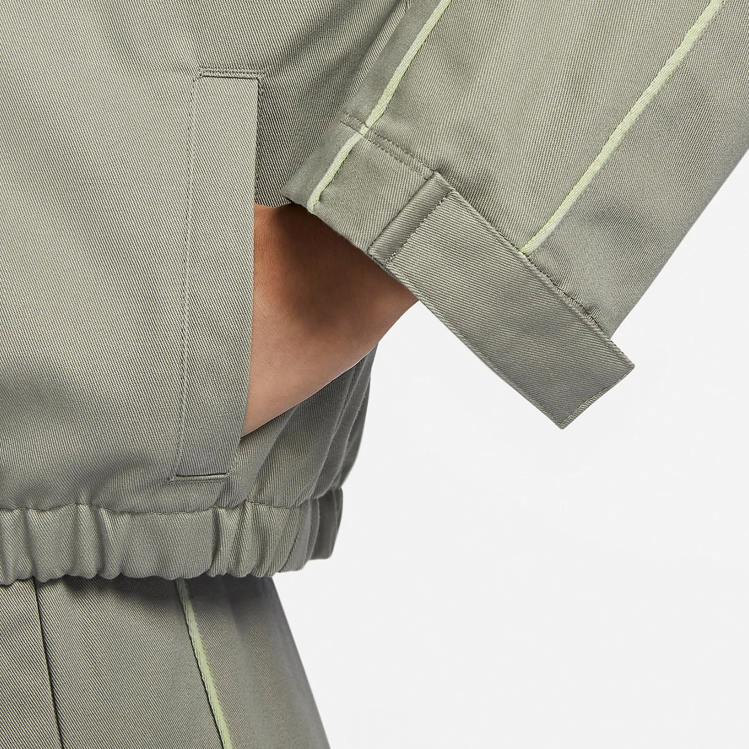 سترة نايك أصلية ربيعية جديدة للنساء كاجوال فضفاضة طية صدر السترة FN1941-053