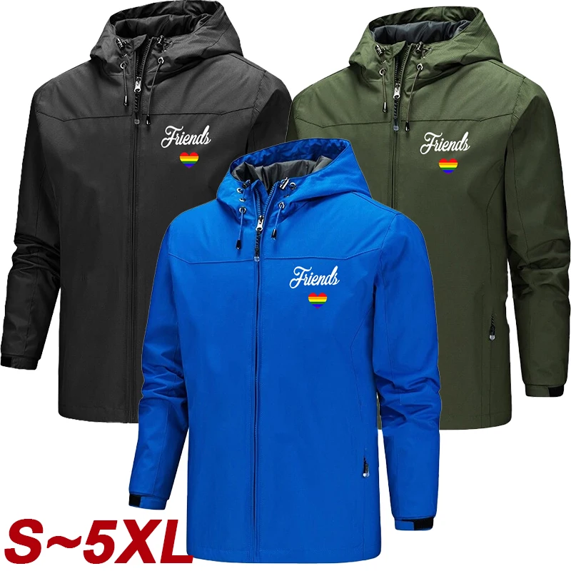 

Men's Shark Skin Soft Shell Charge Coat Windproof and Waterproof Outdoor Training Sportswear Jacket Windbreaker S-5XL