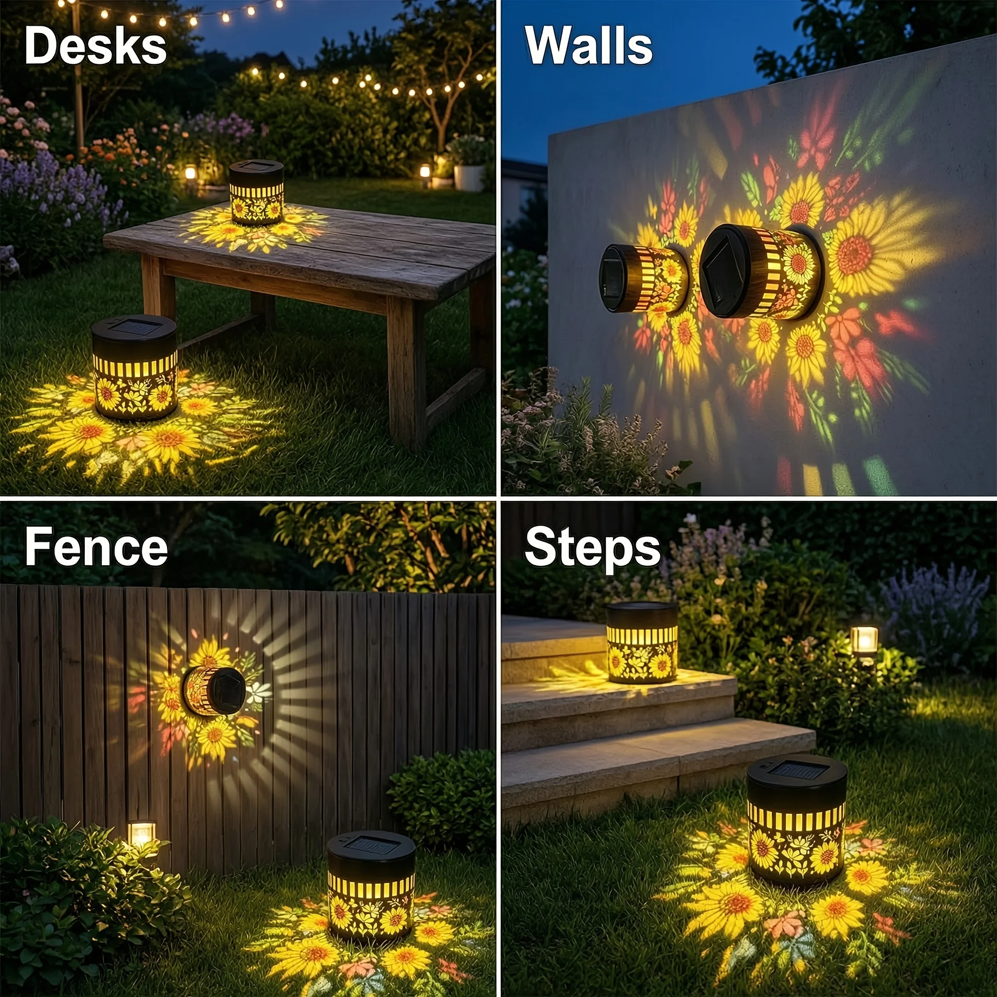 Pacote com 2 luzes solares par - Deck Step Light avaliação e preço