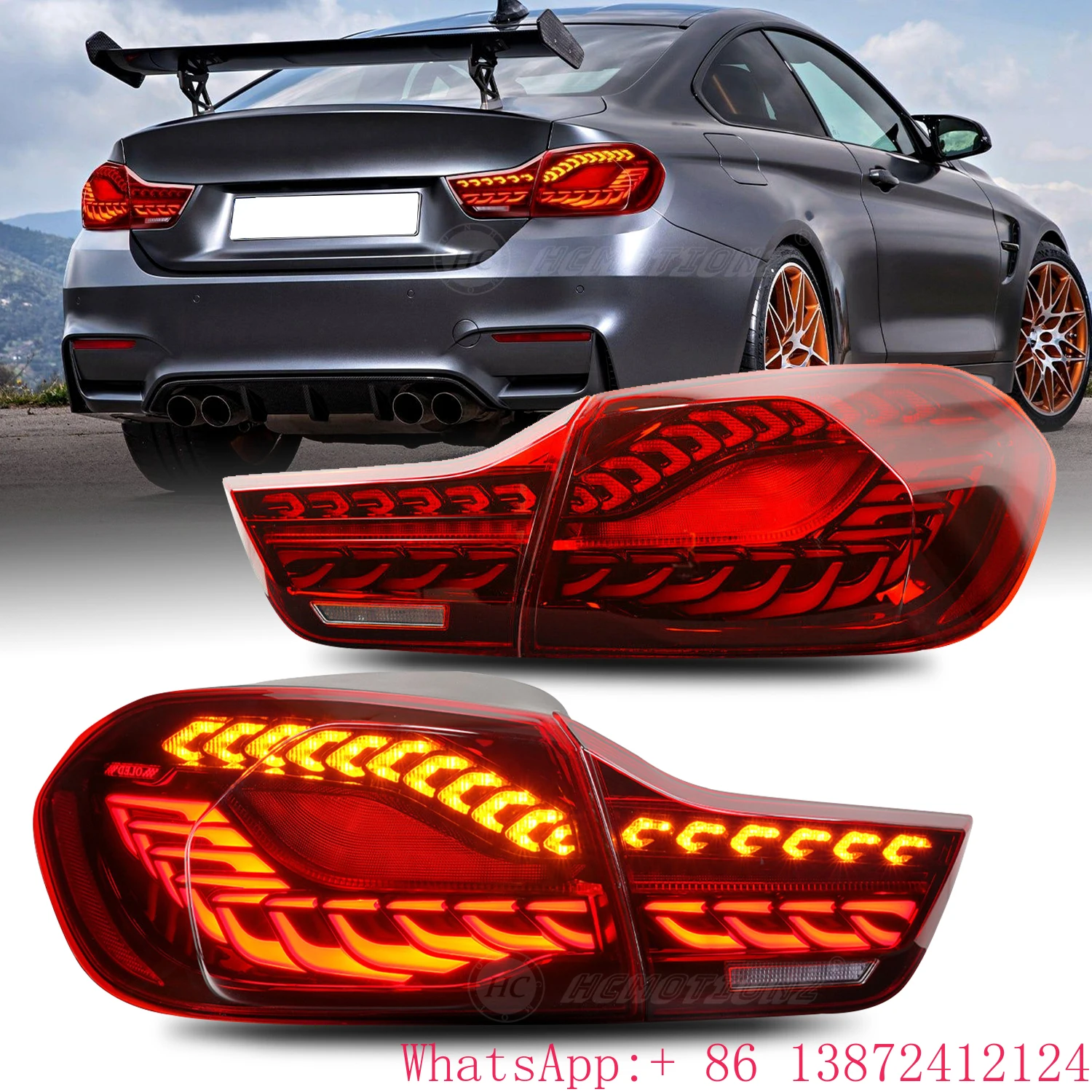 

HCMOTIONZ Factory Rear Lamps 2014-2020 Assembly Start up Animation LED Tail Lights for BMW M4 F32 F33 F36 F82