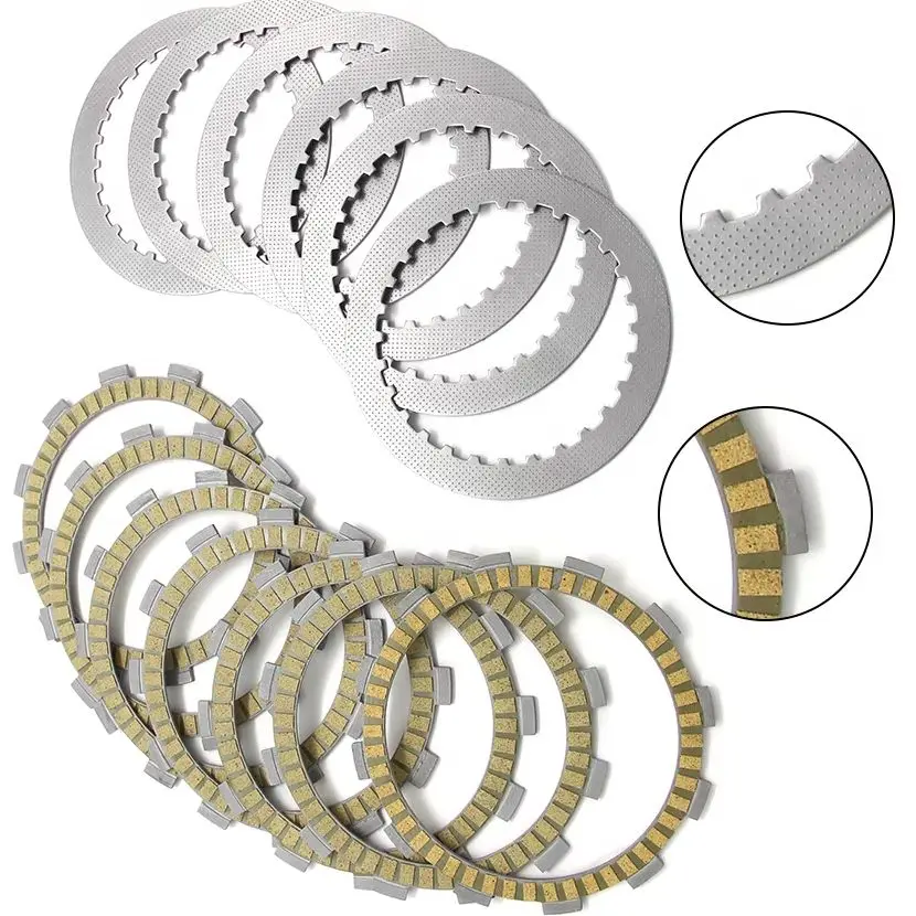 

Clutch Friction Disc Plate Kit For Suzuki Intruder M800 750 800 Boulevard 400 M50 S50 C50T C50C50C OEM:21451-14A00 21442-37401
