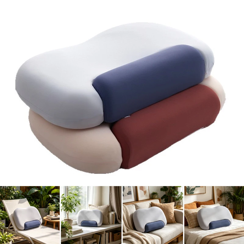 

Slow‑Rebound Memory Foam Pillow Minimalist Dual‑Core Deep Sleep Neck Support Cushion Skin‑Friendly Silky Fabric Ergonomic Pillow