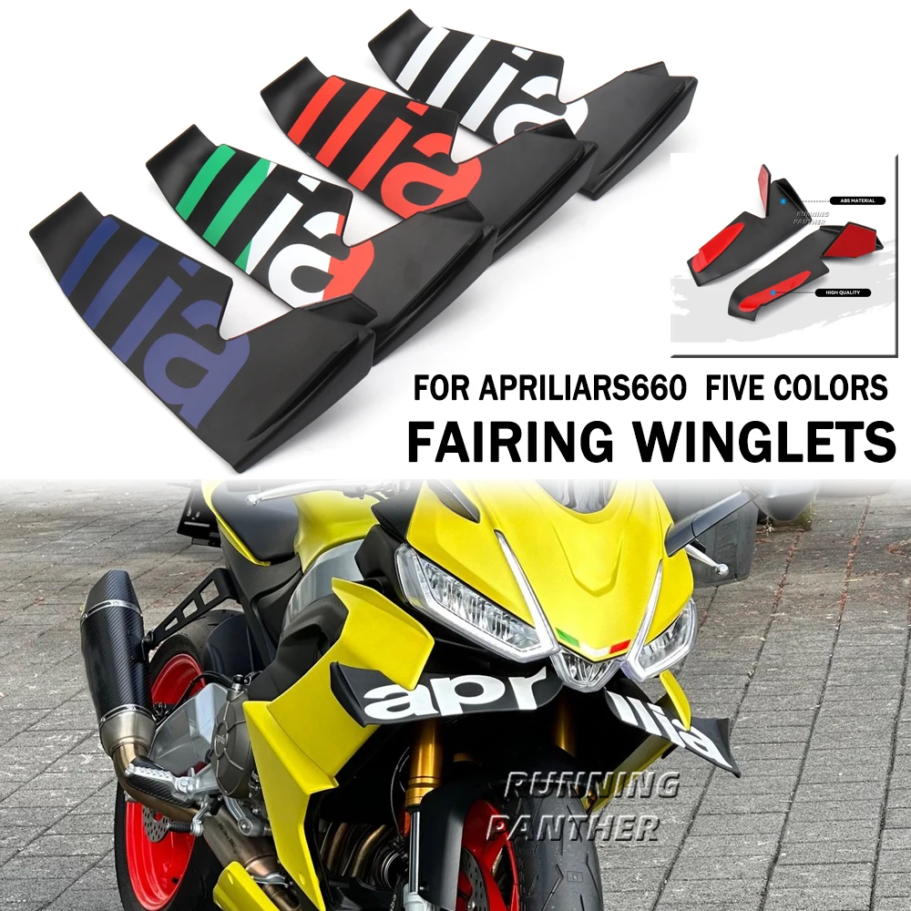 

New Naked Front Spoiler Winglet Aerodynamic Wing Kit Spoiler Motorcycle Accessories For Aprilia RS660 RS 660 rs660 rs 660