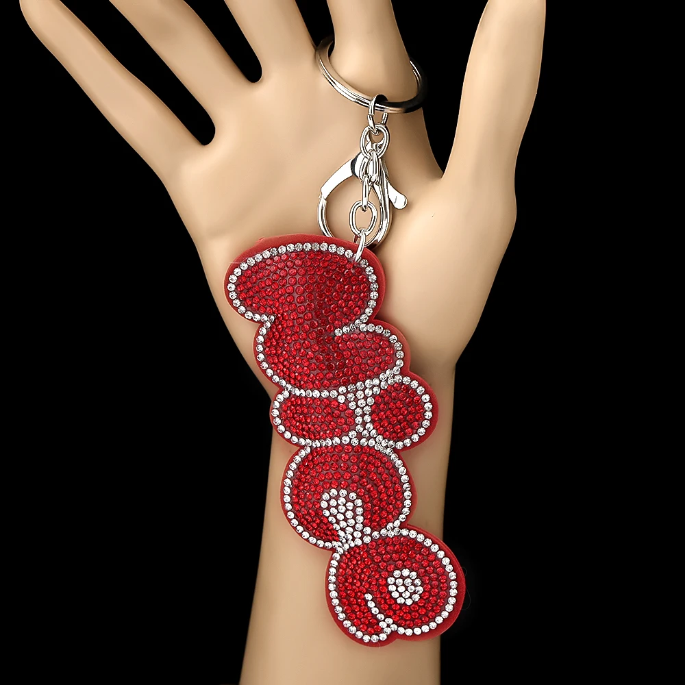 Schöner Schlüsselanhänger mit Spruchanhänger für Damen und Herren, voller Strass, interessantes Geburtstagsgeschenk, lustiges Logo, Taschenanhänger, Schlüsselanhänger, Schmuck – Detail 8