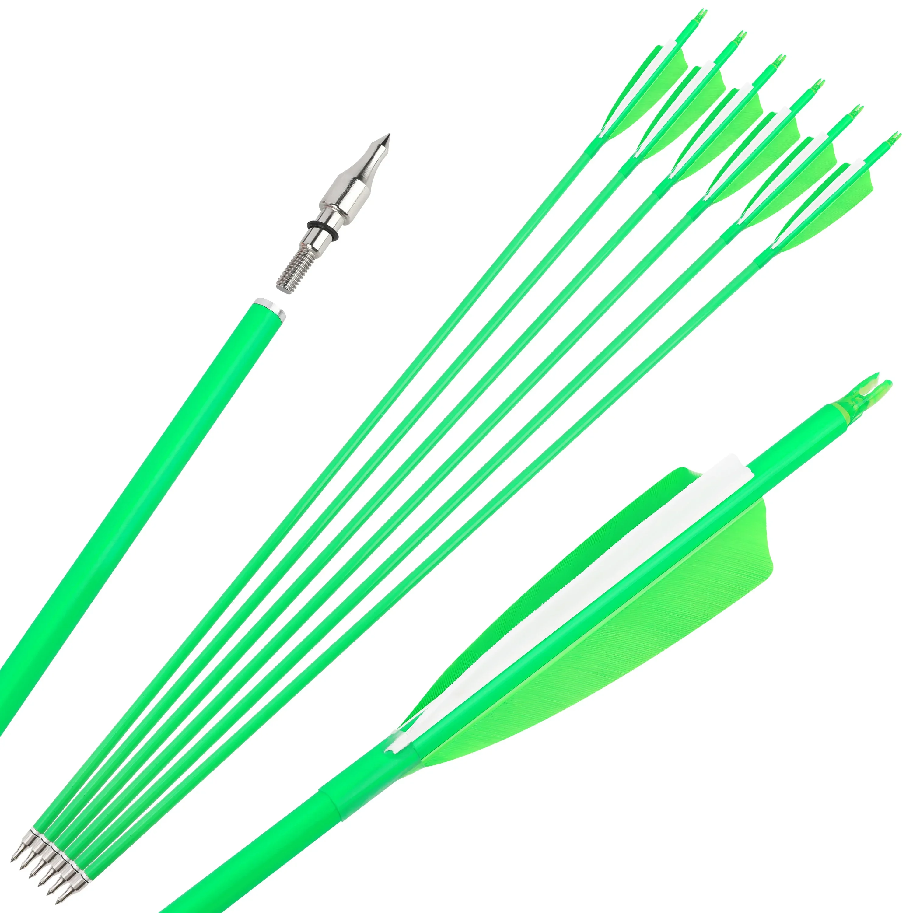Variant: 6pcs Spine500 Green