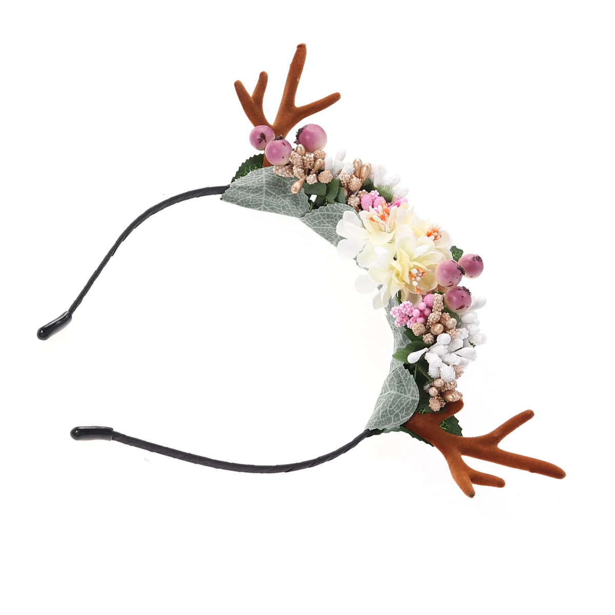 

Festive Reindeer Antler Christmas Party Costume Decoration Comfortable for Women Kids Masquerade Carnival Halloween