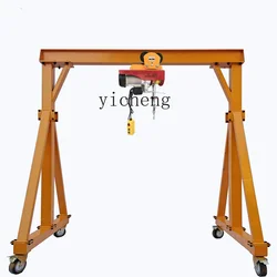 ZC 3 Tons 5 Tons Small Gantry Crane with Electric Manual Sports Car Wire Rope Hoist Ring Chain