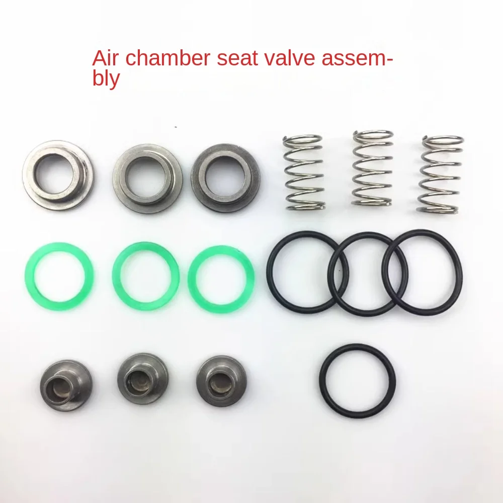 

High pressure washer car washer piston pump head 55/58/40 type air chamber seat accessories spring leather pad suction valve