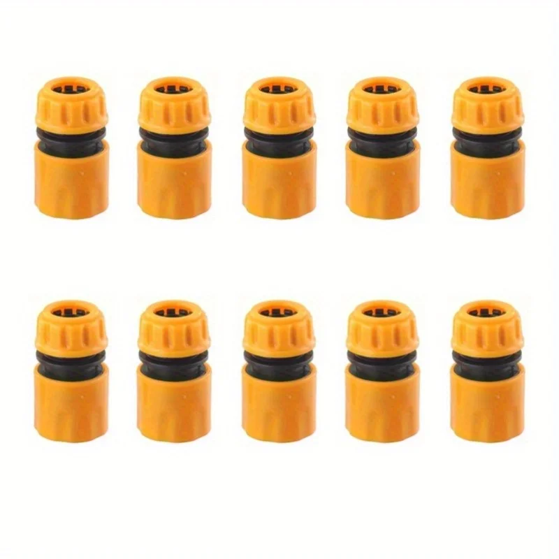 

10 шт. адаптеры для быстрого подключения садового шланга — универсальные фитинги 1/2 дюйма, совместимые с пистолетом для мойки автомобилей, стандартами ЕС и США