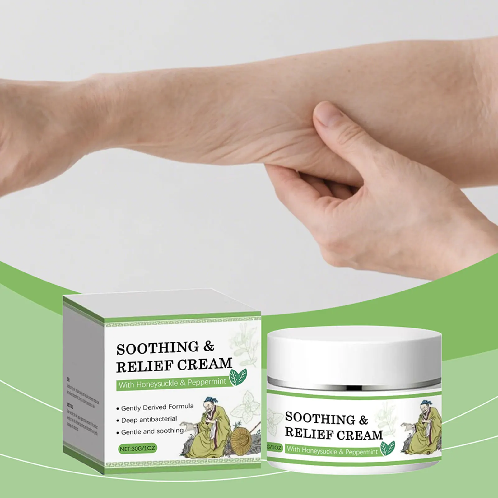 

All-Natural Herbal Soothing Cream Nature-Powered Herbal Formulation For Home Travel