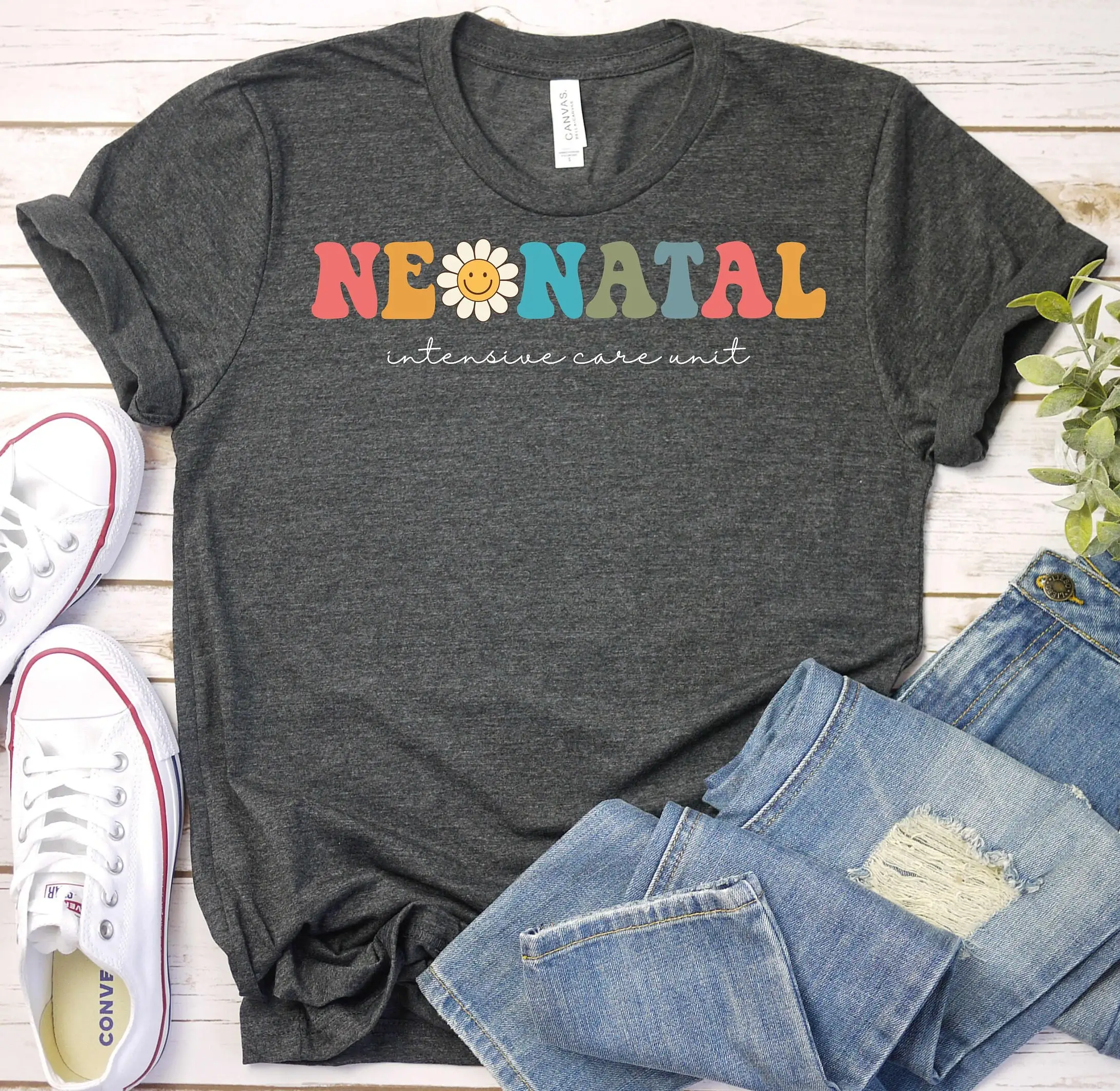 Neonatal Intensive Care Unit T Shirt Nicu Nurse Nursing Student Appreciation Groovy Baby