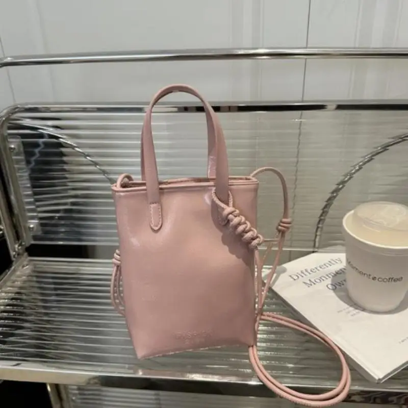 

PU Leather Mini Crossbody Bag for Women 2025 New Korean Fashion Luxury Shoulder Bags Female Simple Retro Handbags and Purses