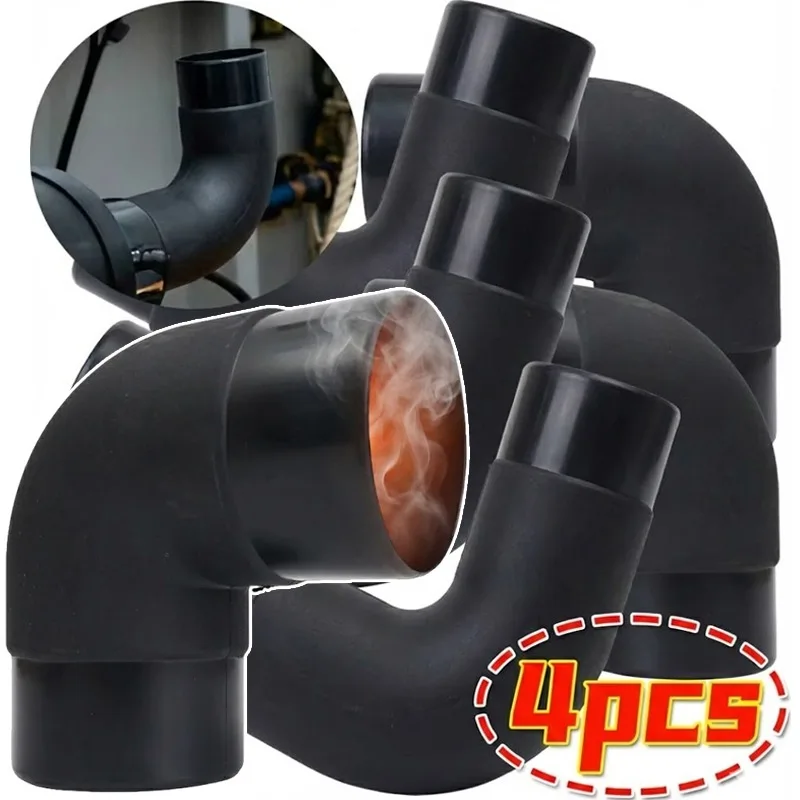 

60/75mm Heater Air Ducting Pipe Elbow Connector Outlet Joint for Diesel Parking Heater Truck Boat Accessories Auto Ducting Part