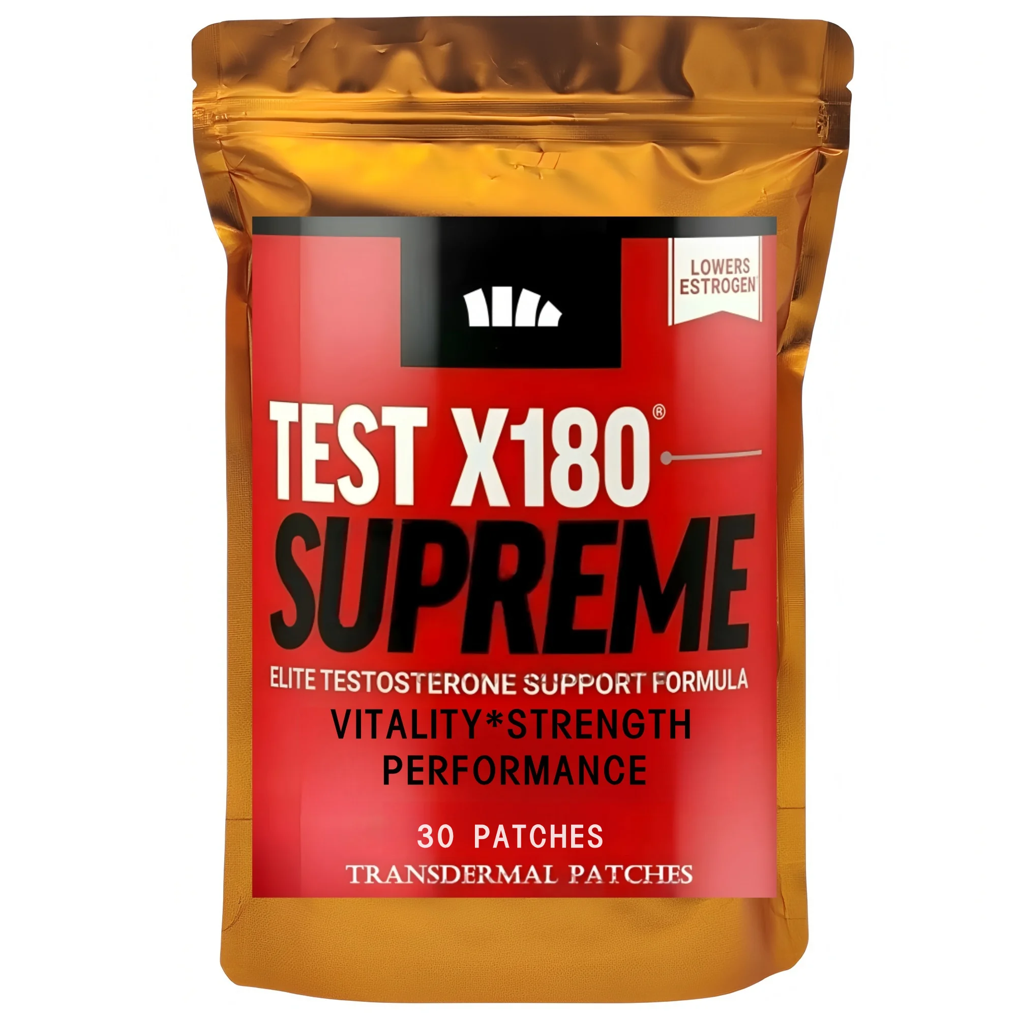 30 Patches Testosterone Booster Transdermal Patches for Men, Enhance Performance Support Muscles and Strength