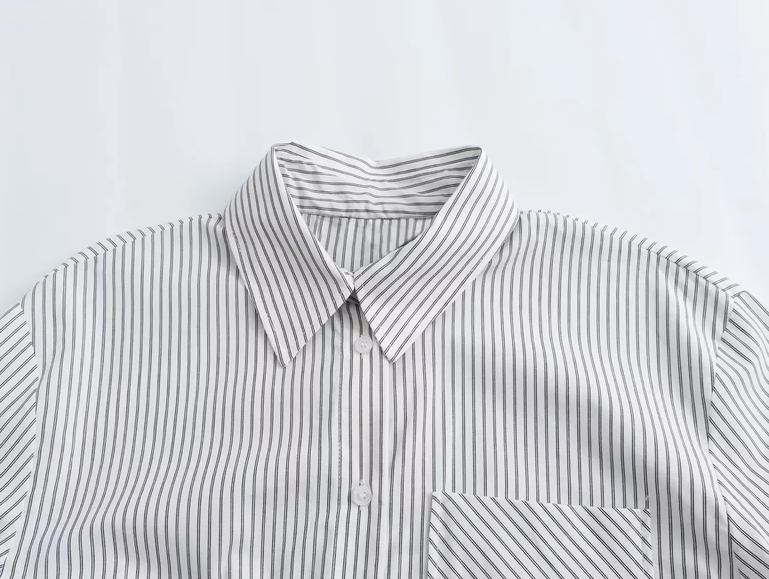 Jenny&Dave Sexy Open Belly Button Long Sleeve Shirt Women Tops High Street British Fashion Girl Short Shirt