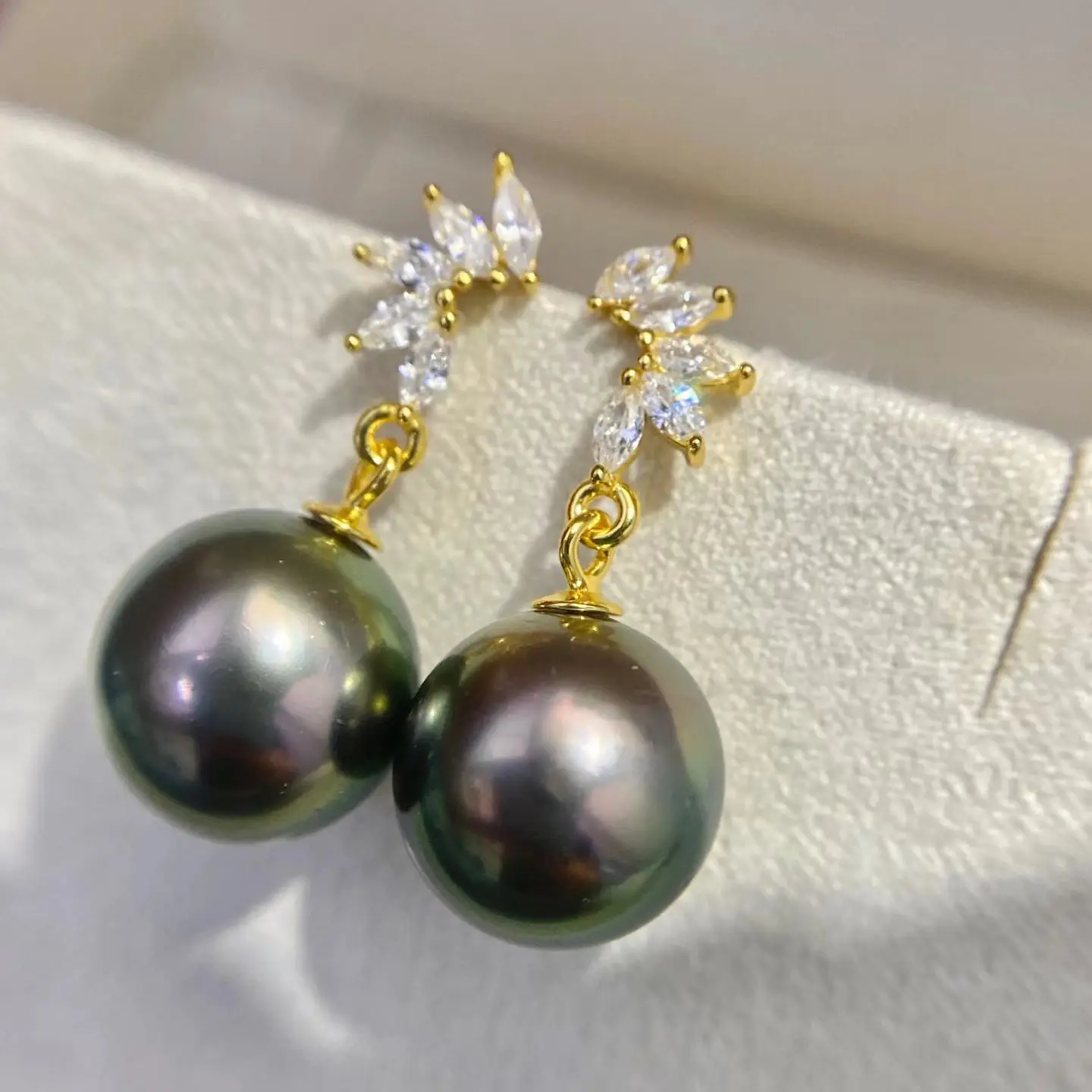 Wholesale S925 Sterling Silver Earrings Mount Findings Settings Base Mounting Parts Accessory for 9-10mm Pearls 5 pairs/lot