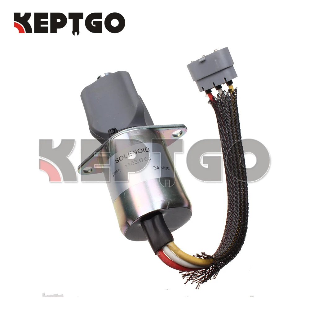 Stop Solenoid 24V 6785-5121 11033700 for Volvo Wheel Loaders L70C L330C L70B