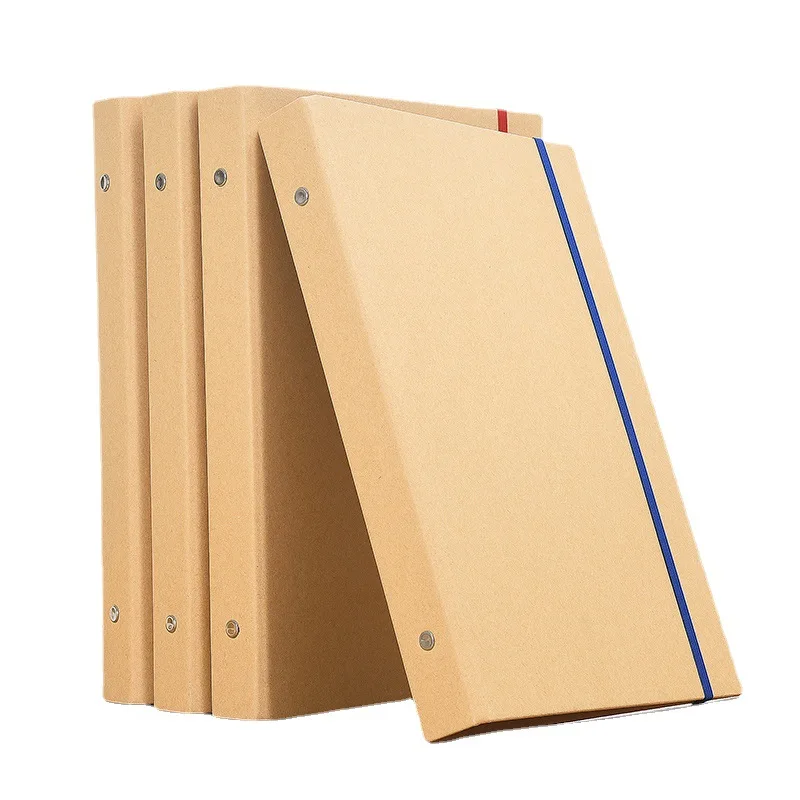 Waterproof Kraft Paper Binding Clear Frosted A5 A4 Binder Office Storage Advanced Business Notebook Stationery