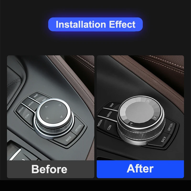 Crystal/Ceramic Car Multimedia Buttons Knob Cover for BMW F20 E87 E92 E93 F34 F30 F10 X5 E70 F15 X3 F25 X1 F48 E84 X6 X4 X7