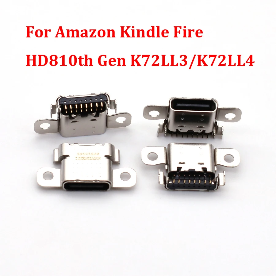 10PCS Micro USB Port USB Charging Connector For Amazon Kindle Fire HD810th Gen K72LL3/K72LL4 Port Plug Dock Charger Module Jack