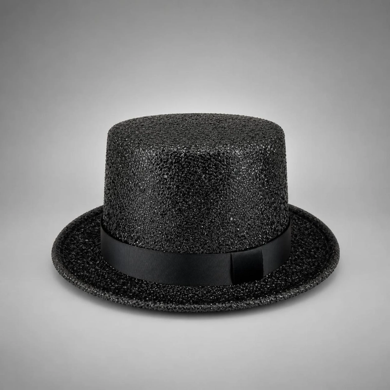 Glitter Top Hat Glittery Top Hat with Band Glittering Adjustable for Performers, Costume Parties, Stage Performances
